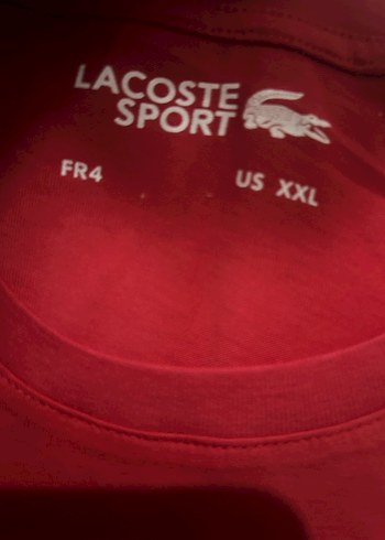 Lacoste 2xl Kırmızı Baskılı Erkek Tişört - Görsel 2