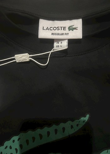 Lacoste Siyah Baskılı Erkek Tişört - Görsel 3