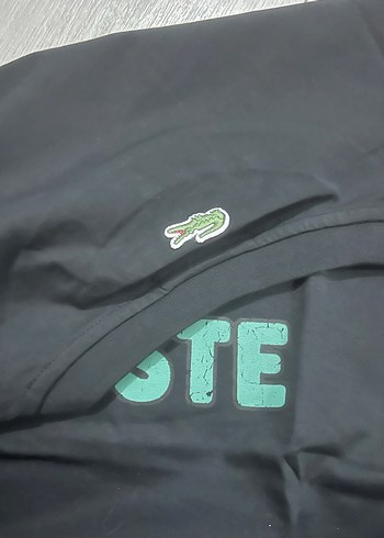 Lacoste Siyah Baskılı Erkek Tişört - Görsel 4