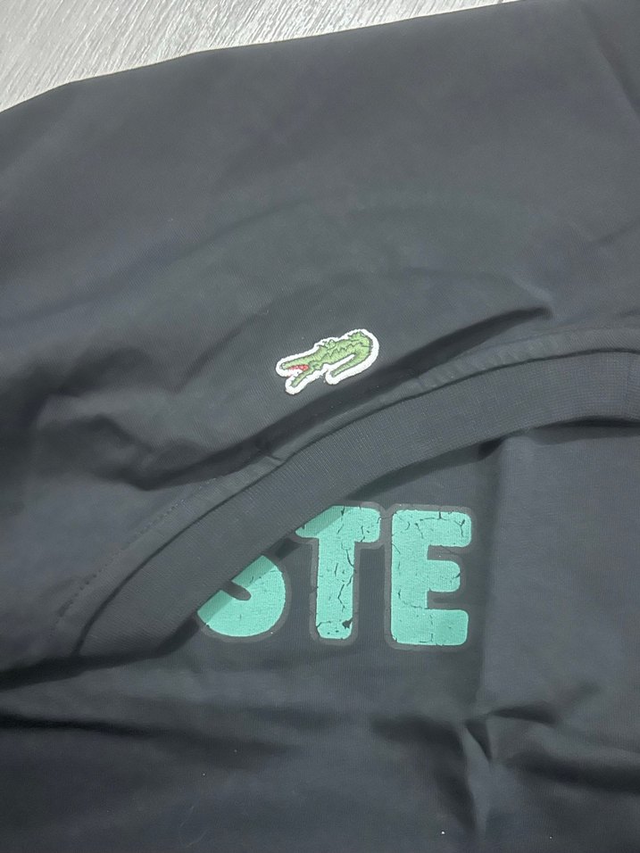 Lacoste Siyah Baskılı Erkek Tişört - Görsel 4