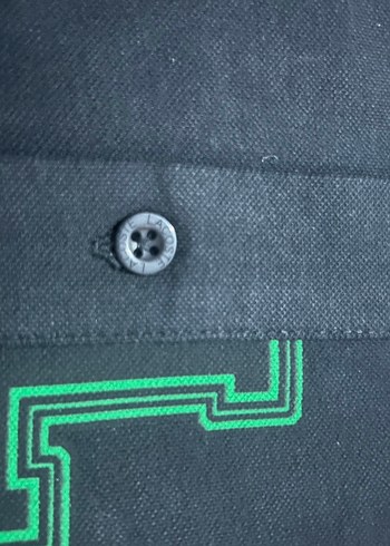 Siyah S beden Baskılı Lacoste - Görsel 3