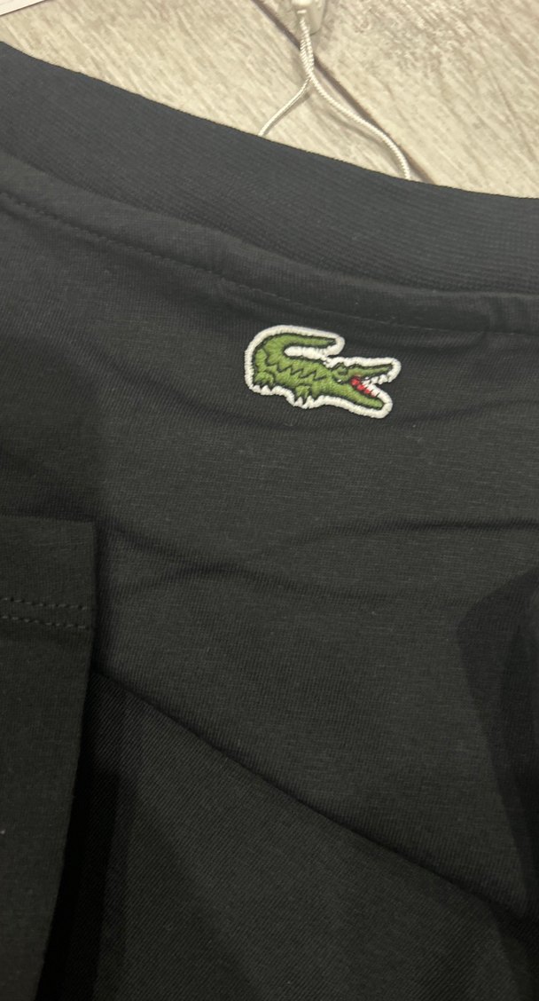 S beden Lacoste Siyah Baskılı Erkek Tişört - Görsel 5