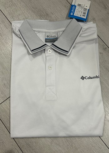 Columbia S beden Beyaz Kısa Kollu Polo Tişört - Görsel 2