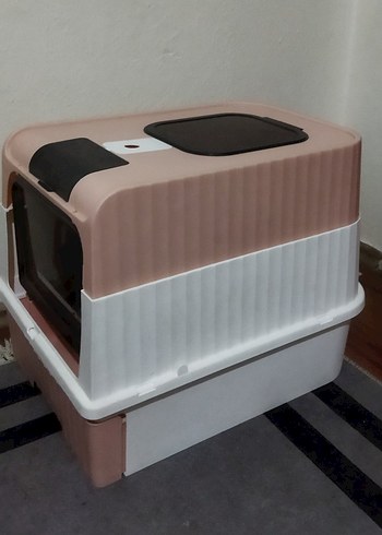 Pembe Çekmeceli Kedi Tuvaleti - Görsel 7