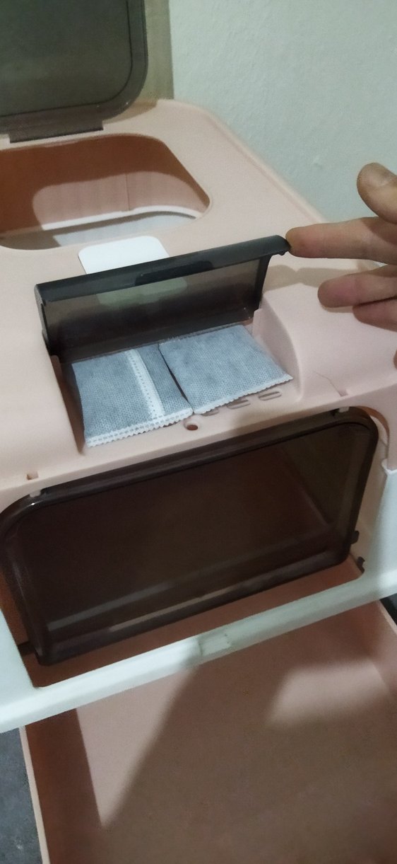 Pembe Çekmeceli Kedi Tuvaleti - Görsel 3