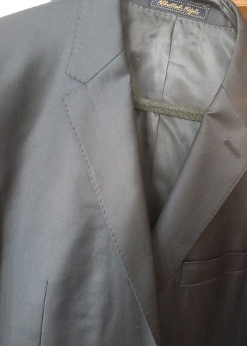 Erkek Siyah Düğmeli Normal Kesim Takım Ceketi - Görsel 5