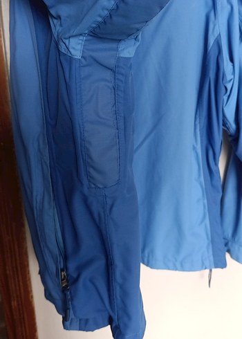 Erkek Mavi Midi Yağmurluk Kapüşonlu - Görsel 6