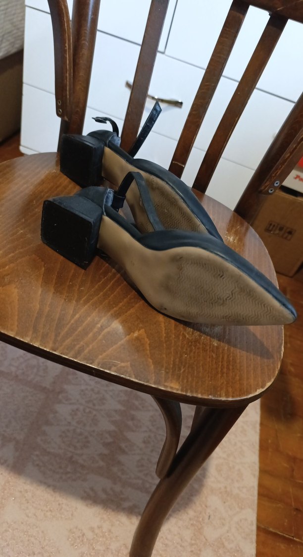 Siyah Tokalı Stiletto Topuklu Kadın Ayakkabı - Görsel 3