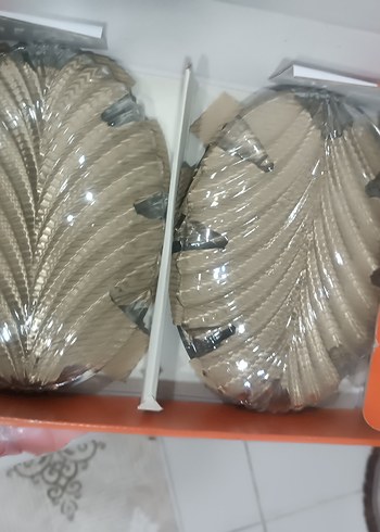 Turuncu Parlak Baskılı Tabak - Görsel 2