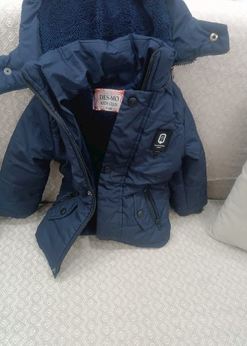 Erkek Çocuk Lacivert Fermuarlı Mont - Görsel 3