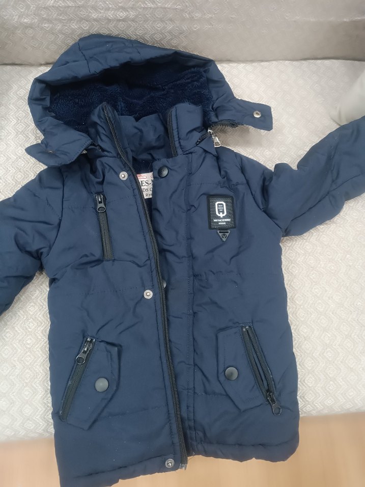 Erkek Çocuk Lacivert Fermuarlı Mont - Görsel 2