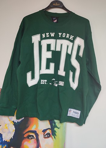 m Beden yeşil Renk kadın Yeşil New York Jets Sweatshirt