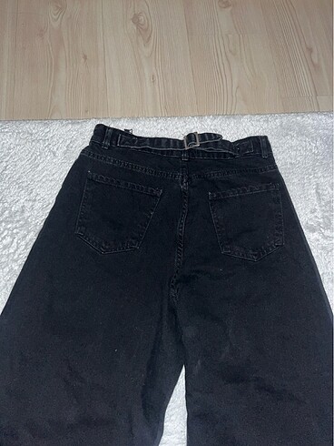 30 Beden siyah Renk Baggy Jean pantolon