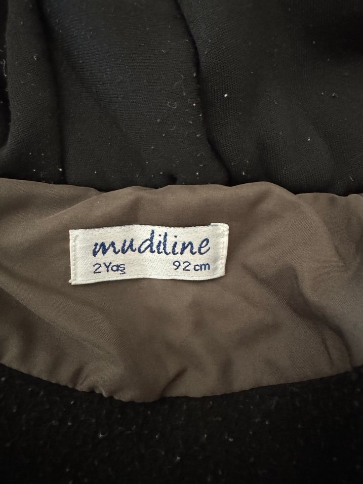 Erkek Çocuk Koyu haki Fermuarlı Mont - Görsel 3