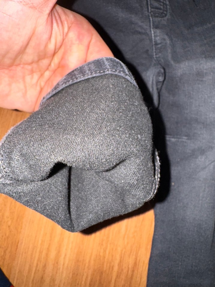 Erkek Çocuk Siyah Kot Pantolon Velcro - Görsel 4