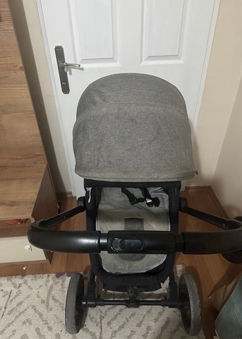 Gri Bebek Arabası - Görsel 2