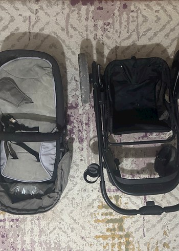 Gri Bebek Arabası - Görsel 6