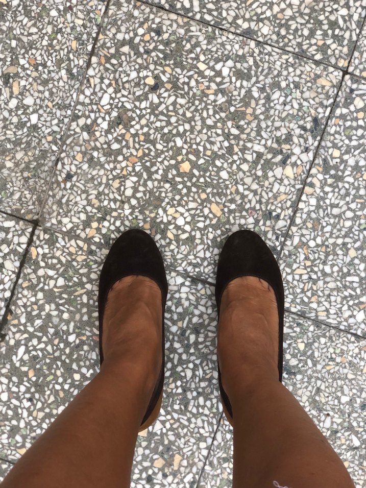 Kahverengi , süet , topuklu ayakkabı - Görsel 2