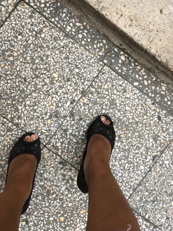 Siyah Dantel Detaylı Topuklu Kadın Ayakkabı - Görsel 2