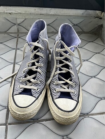38 Beden Converse Chuck 70 Striped Mavi