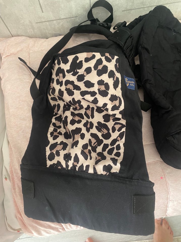 Babalinbaby Leopar Desenli Ergonomik Kanguru - Görsel 2