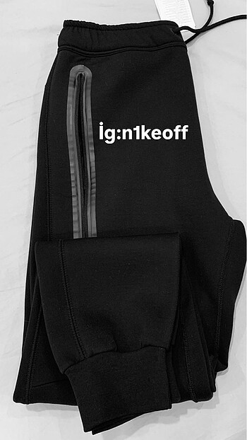 Nike tech fleece siyah alt