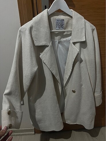Diğer Krem rengi blazer