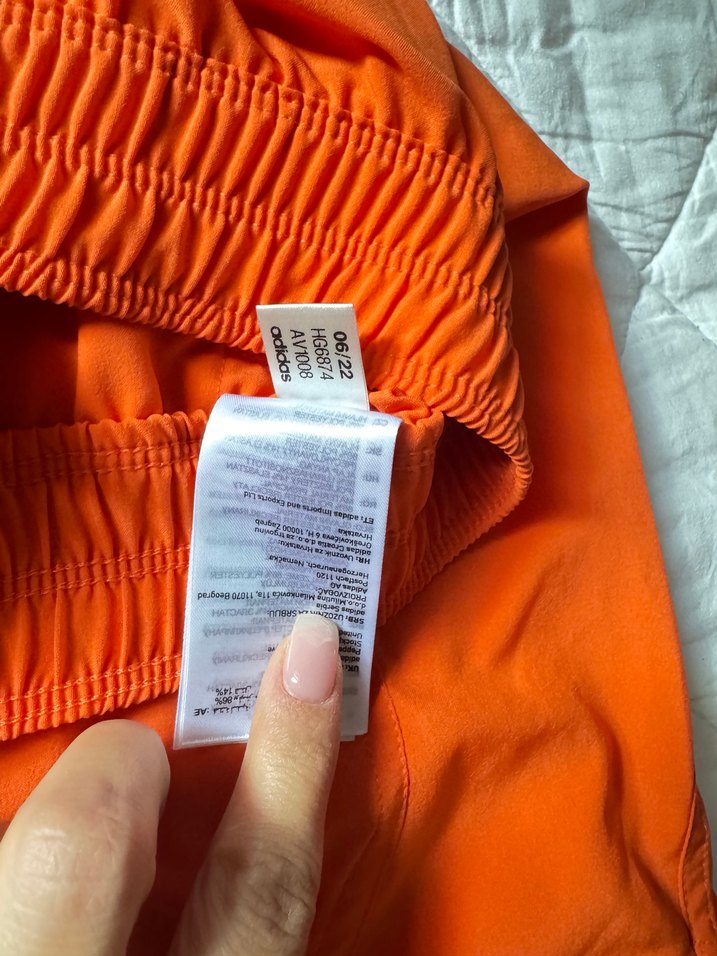 Kırmızı Salaş Mini Hamile Şortu - Görsel 4