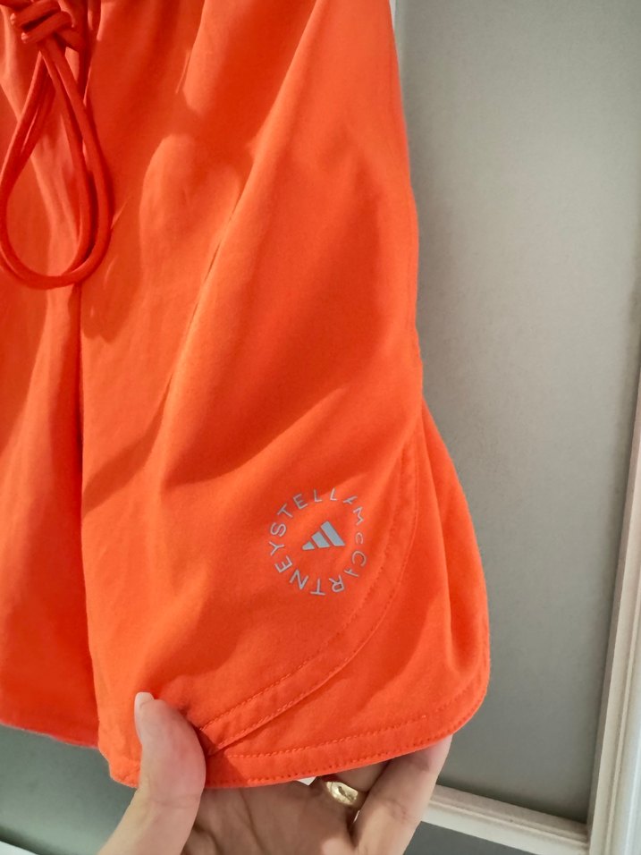 Kırmızı Salaş Mini Hamile Şortu - Görsel 2