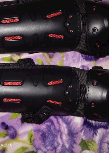 Siyah Desenli Motosiklet Dizlik ve dirseklik - Görsel 2