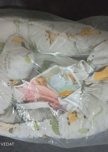 Diğer Beyaz Desenli Bebek Uyku Seti