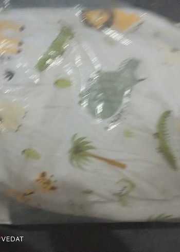  Beden Beyaz Desenli Bebek Uyku Seti