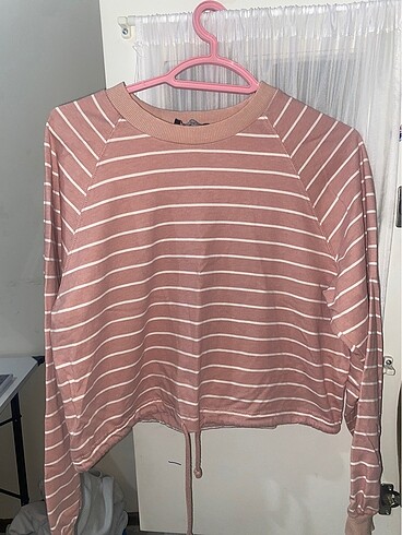 Çizgili sweatshirt