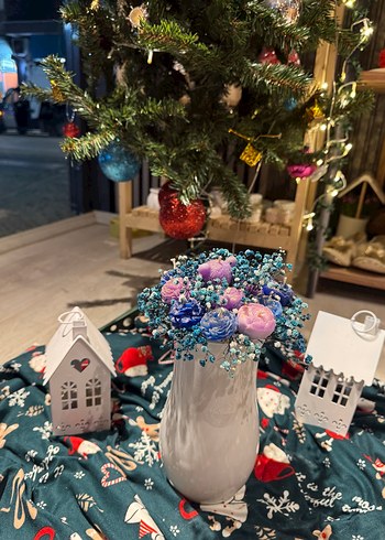 Açık Mor Renkli Vazo - Görsel 2