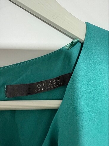 Yeşil şık uzun elbise - Görsel 3