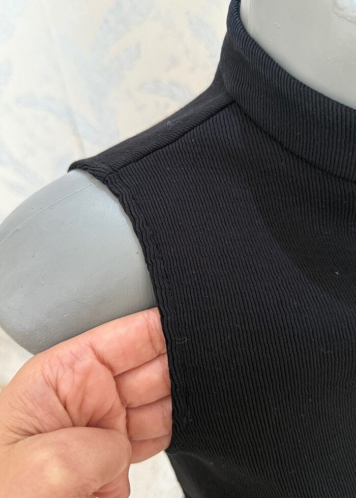 Siyah kolsuz badi - Görsel 2