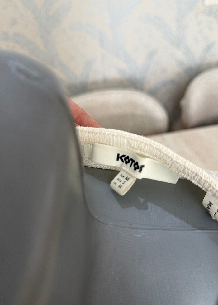 Krem bluz - Görsel 3