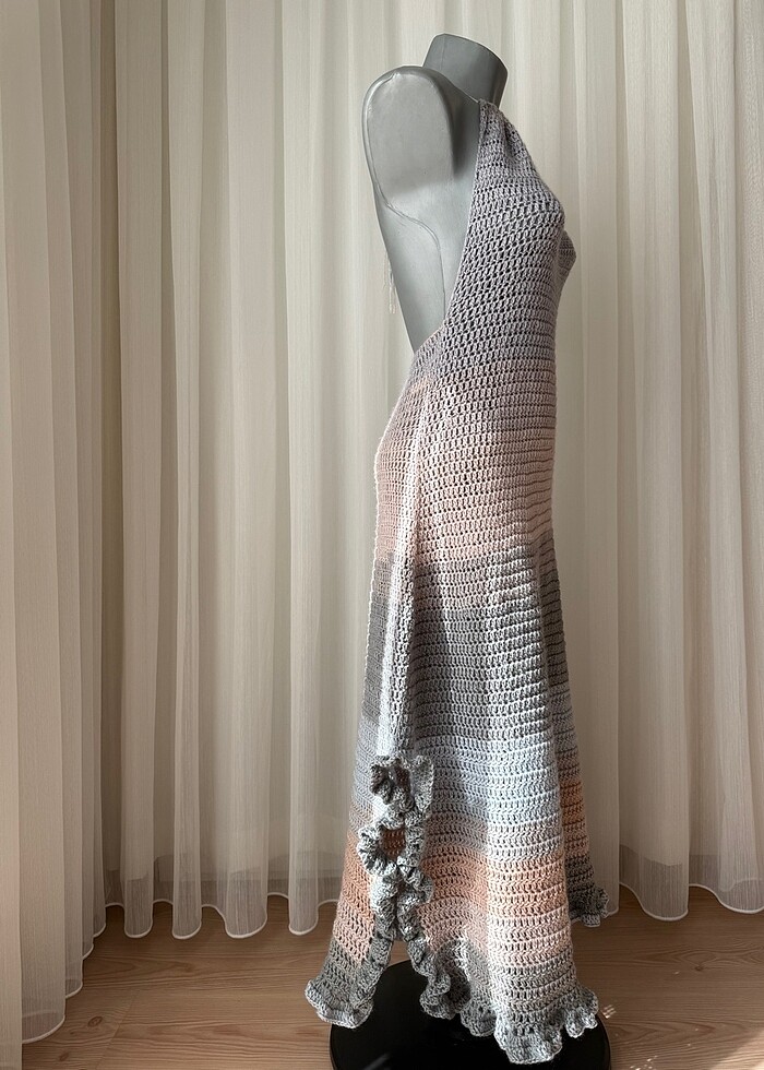 Örgü elbise - Görsel 2