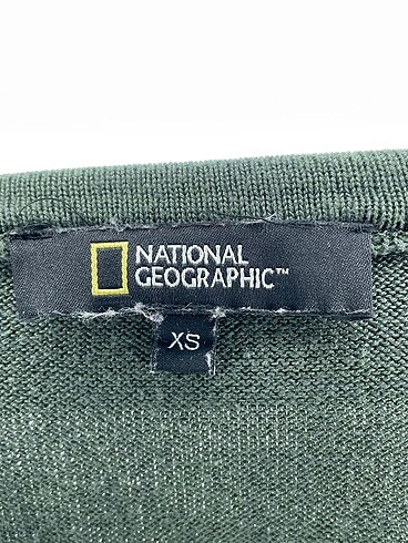 xs Beden yeşil Renk National Geographic Kazak / Triko %70 İndirimli.