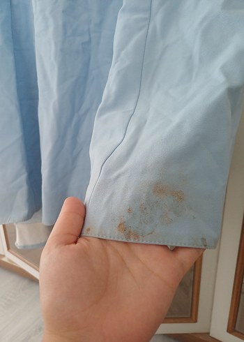 s Beden Mavi Straplez Uzun Drapeli Kadın Abiye Elbise