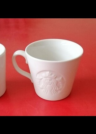  Beden beyaz Renk Starbucks Türk Kahve Fincanı 6 adet birlikte