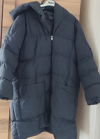 Siyah Oversize Kamil Keskin Mont