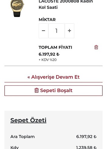 Lacoste Orjinal Lacoste Kadın Kol Saati