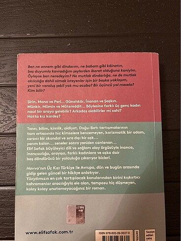 Beden Havva?nın Üç Kızı/ Elif Şafak