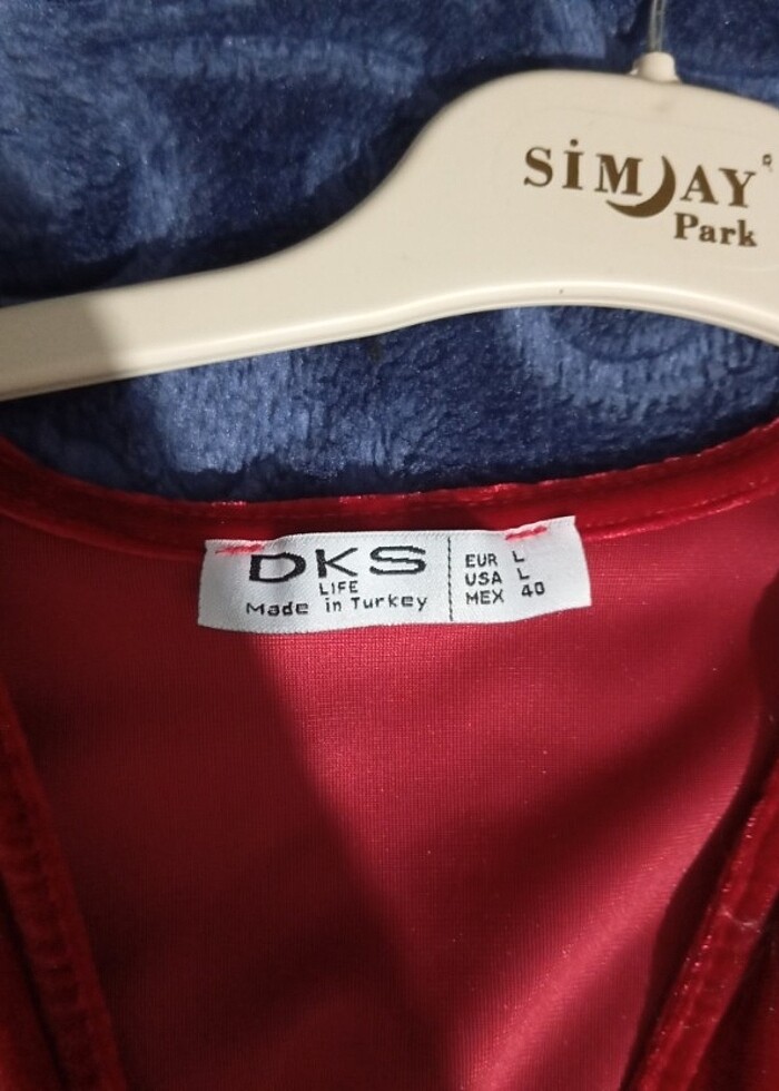 Kadife elbise - Görsel 2