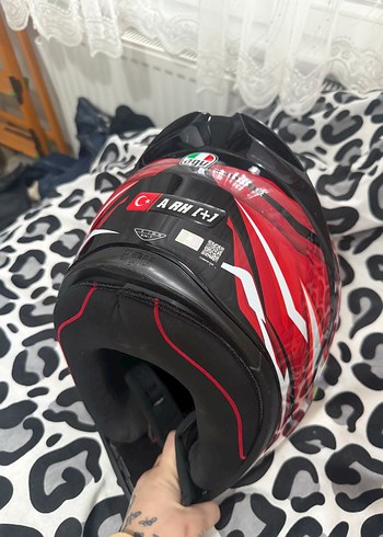 AGV Kırmızı kask - Görsel 5