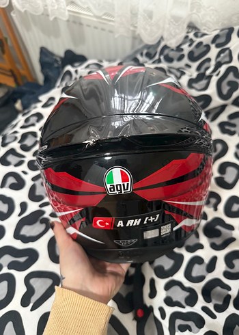 AGV Kırmızı kask - Görsel 2