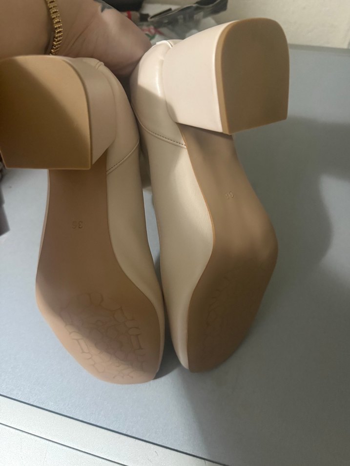 Bej Stiletto Topuklu Kadın Bot - Görsel 3