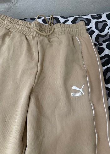 Bej Puma Fermuarlı Rahat Kesim Kadın Eşofman - Görsel 3