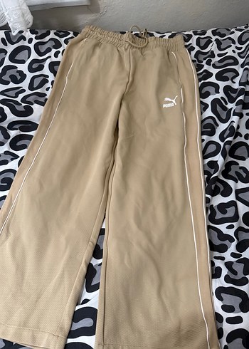 Bej Puma Fermuarlı Rahat Kesim Kadın Eşofman - Görsel 2